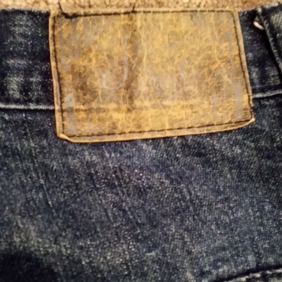 Joker Wide Leg Baggy Denim Blue Jeans Size 36×30 Dark Wash - Picture 8 of 10